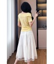 4✮- OKFMY8382 - Midi Dress (Top+Skirt)