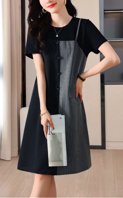 4✮- OKFMY8491 - Knee Dress