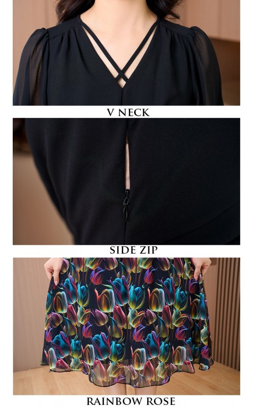 4✮- OKFMY8589 - Knee Dress 4✮- OKFMY8589 - Knee Dress