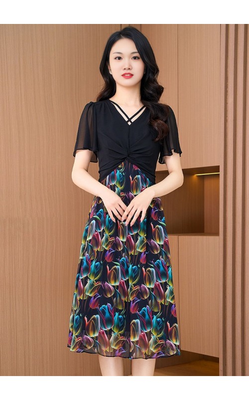 4✮- OKFMY8589 - Knee Dress 4✮- OKFMY8589 - Knee Dress