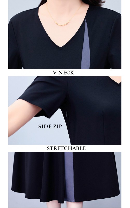 4✮- OKFMY8630 - Knee Dress (Small Cut) 4✮- OKFMY8630 - Knee Dress (Small Cut)