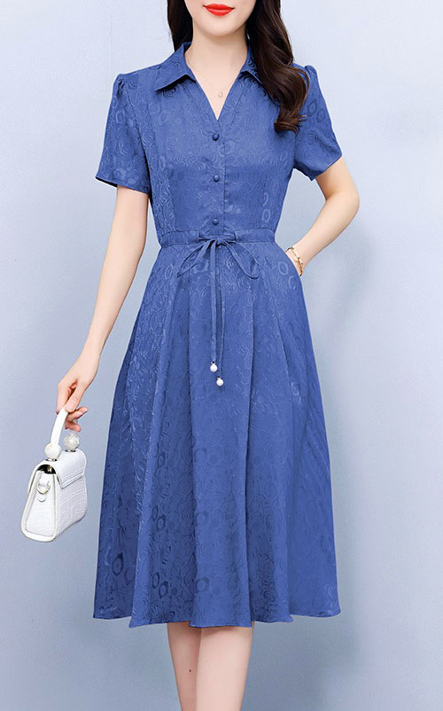 4✮- OKFMY8648 - Knee Dress (Small Cut) 4✮- OKFMY8648 - Knee Dress (Small Cut)