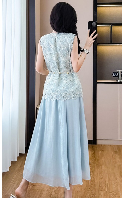 4✮- OKFMY9075 - Midi Dress (Top+Skirt) 4✮- OKFMY9075 - Midi Dress (Top+Skirt)