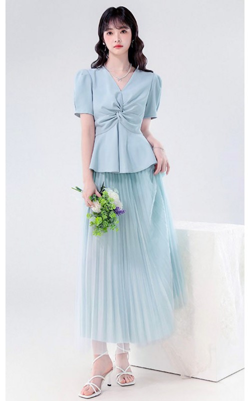 4✮- OLFMY8822 - Midi Dress (Top+Skirt) 4✮- OLFMY8822 - Midi Dress (Top+Skirt)