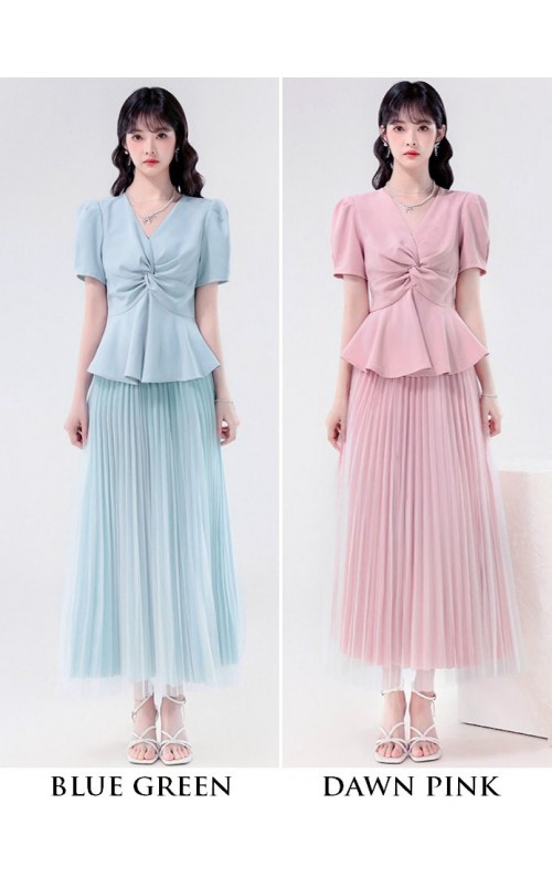 4✮- OLFMY8822 - Midi Dress (Top+Skirt) 4✮- OLFMY8822 - Midi Dress (Top+Skirt)
