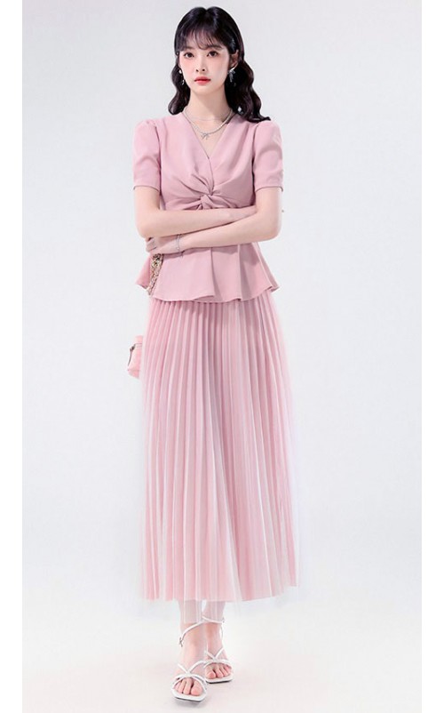 4✮- OLFMY8822 - Midi Dress (Top+Skirt) 4✮- OLFMY8822 - Midi Dress (Top+Skirt)