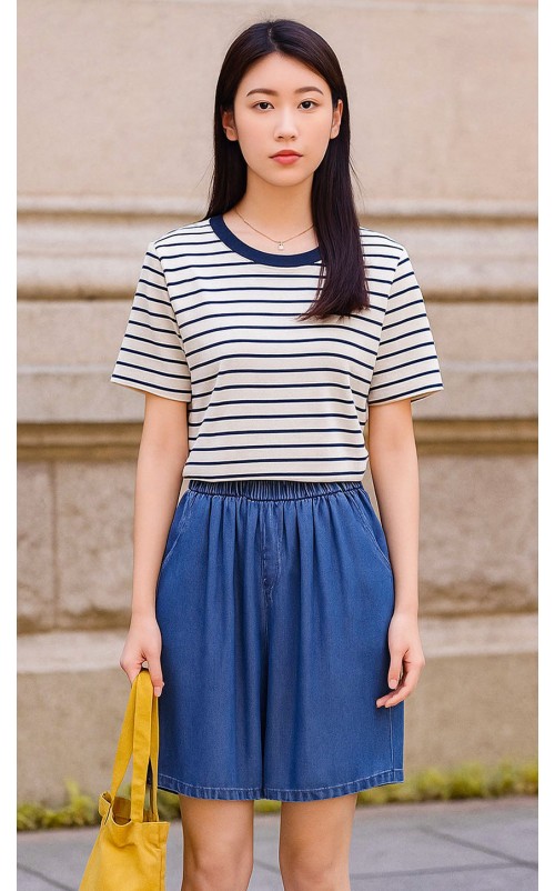 4✮- OLFMY9067 - Denim Shorts