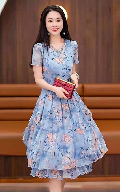 4✮- OLFMY9328 - Knee Dress (Small Cut)