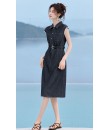 4✮- OLFMY9405 - Denim Knee Dress 4✮- OLFMY9405 - Denim Knee Dress