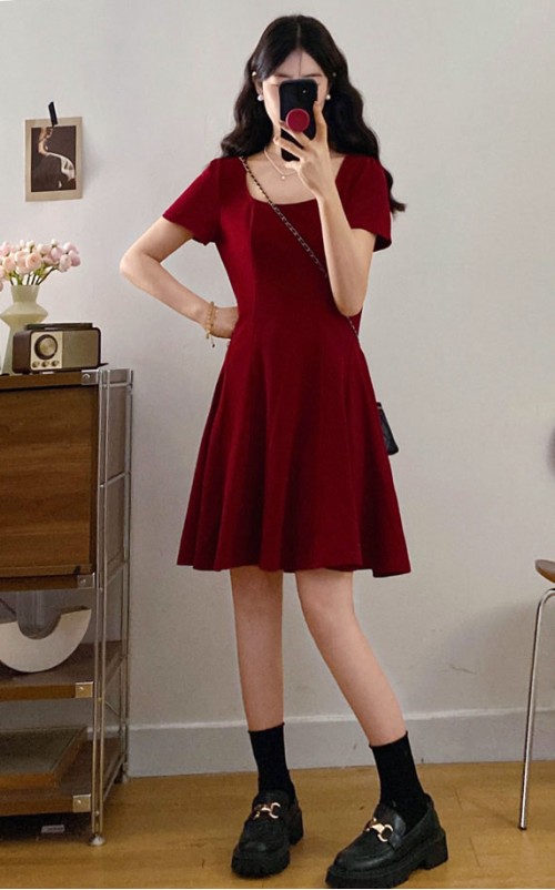 4✮- OMFMY9258 - Knee Dress 4✮- OMFMY9258 - Knee Dress