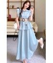 4✮- OMFMY9300 - Midi Dress (Top+Skirt)