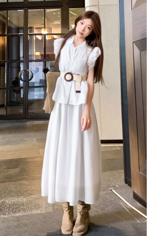 4✮- OMFMY9300 - Midi Dress (Top+Skirt)