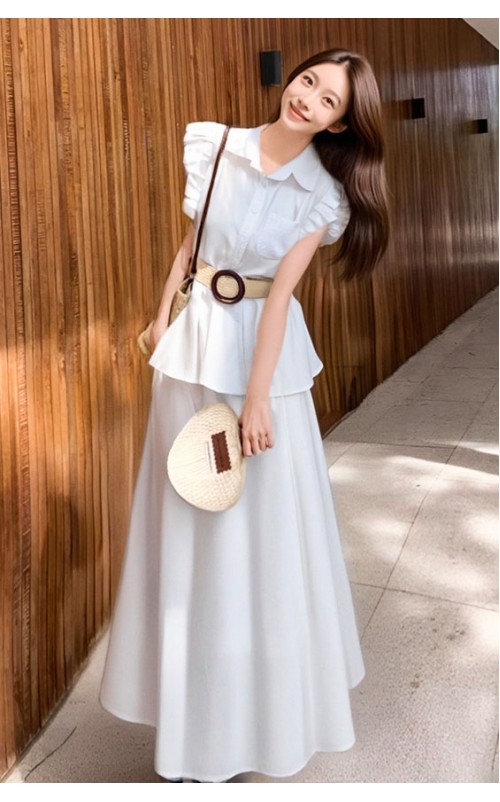 4✮- OMFMY9300 - Midi Dress (Top+Skirt)