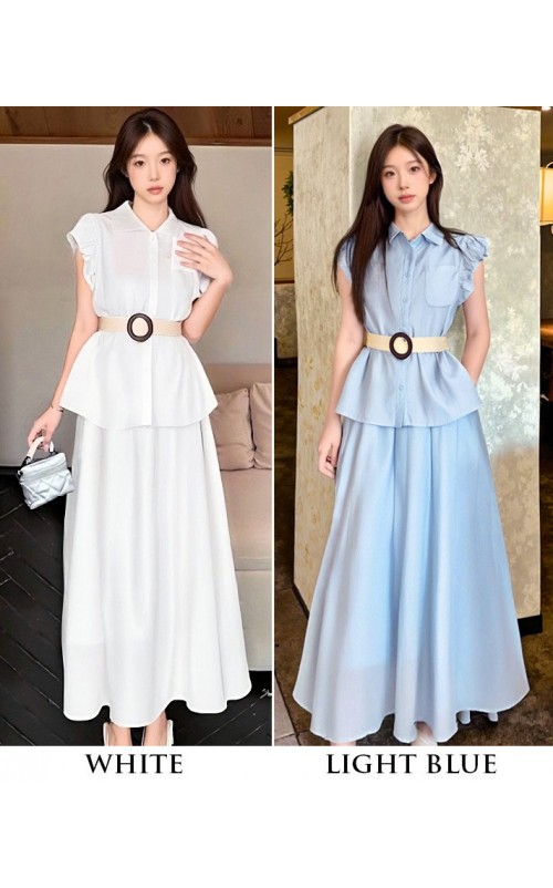 4✮- OMFMY9300 - Midi Dress (Top+Skirt)