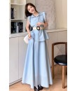 4✮- OMFMY9300 - Midi Dress (Top+Skirt)