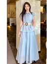 4✮- OMFMY9300 - Midi Dress (Top+Skirt)