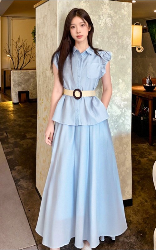 4✮- OMFMY9300 - Midi Dress (Top+Skirt)