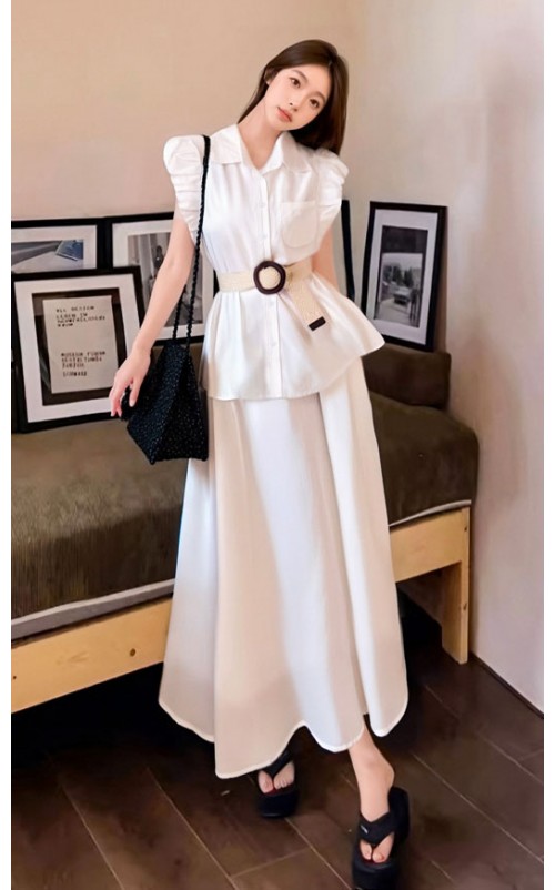 4✮- OMFMY9300 - Midi Dress (Top+Skirt)