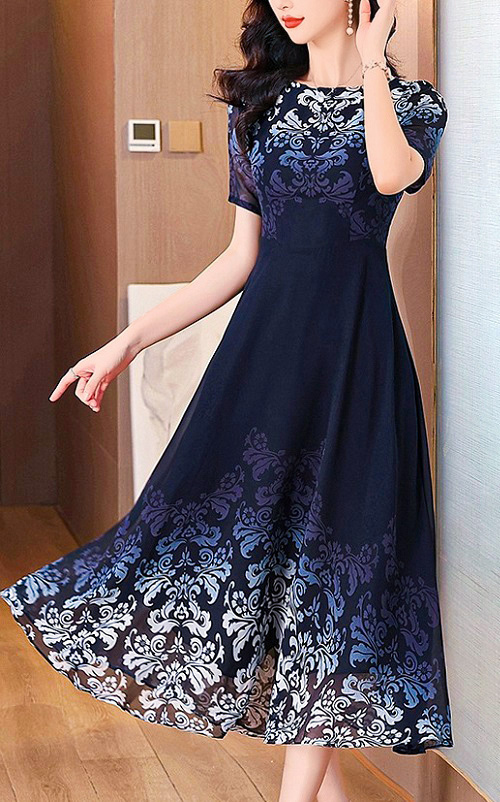 4✮- OMFMY9335 - Midi Dress 4✮- OMFMY9335 - Midi Dress