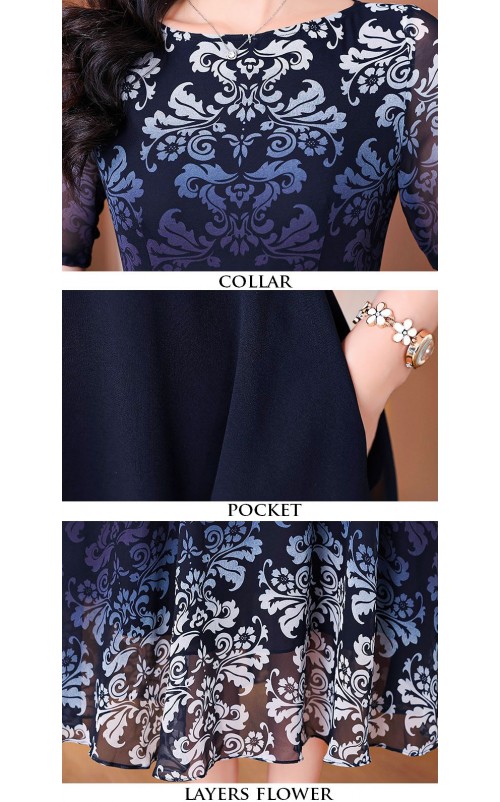 4✮- OMFMY9335 - Midi Dress 4✮- OMFMY9335 - Midi Dress