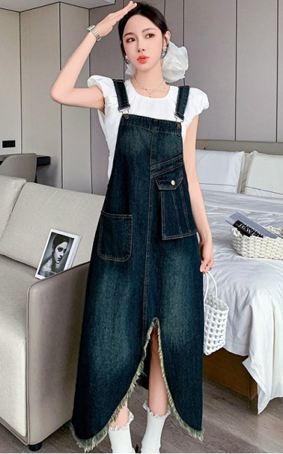 4✮- OMFMY9531 - Denim Pinafore