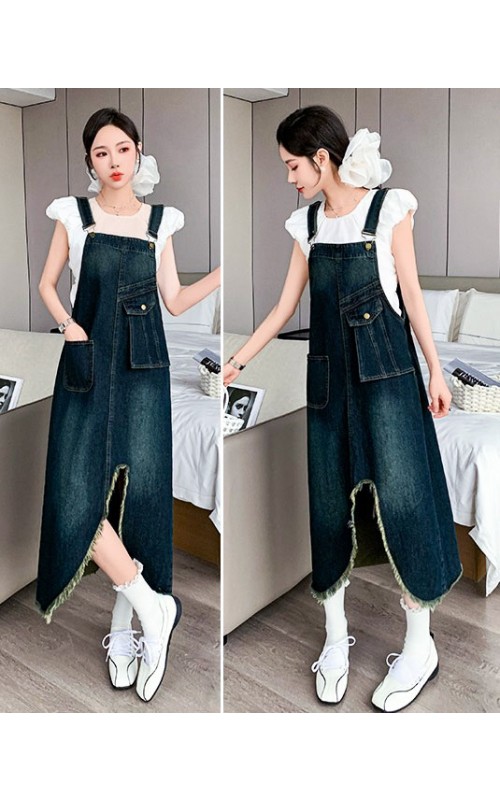 4✮- OMFMY9531 - Denim Pinafore 4✮- OMFMY9531 - Denim Pinafore