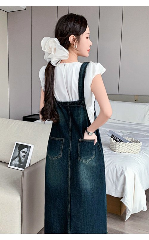 4✮- OMFMY9531 - Denim Pinafore 4✮- OMFMY9531 - Denim Pinafore