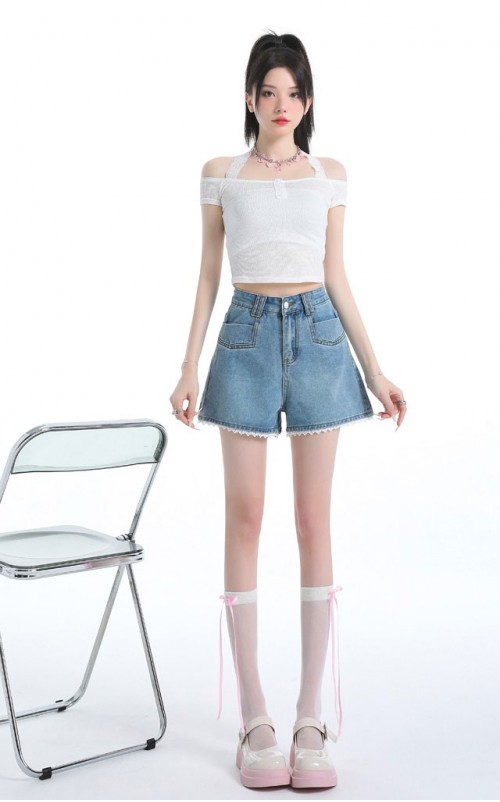 4✮- OMFMY9921 - Denim Shorts 4✮- OMFMY9921 - Denim Shorts