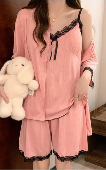 3✮- OMFMY7680 - Set (Jacket+Top+Shorts)