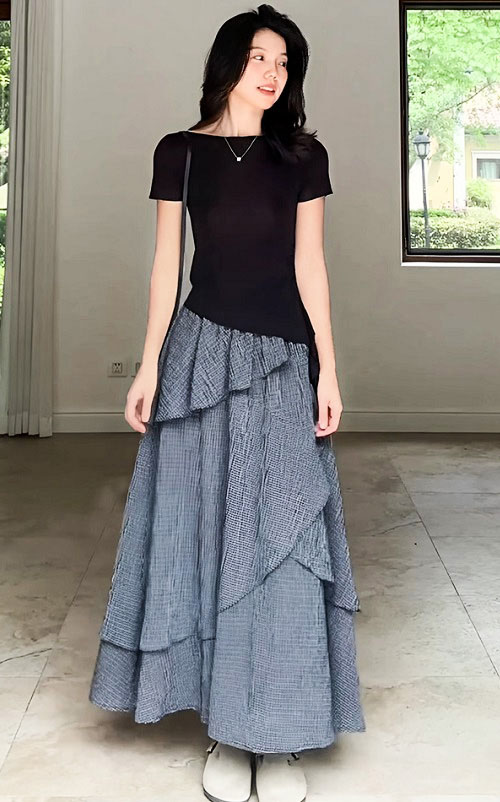 4✮- ONFMY10290 - Midi Dress (Top+Skirt) 4✮- ONFMY10290 - Midi Dress (Top+Skirt)