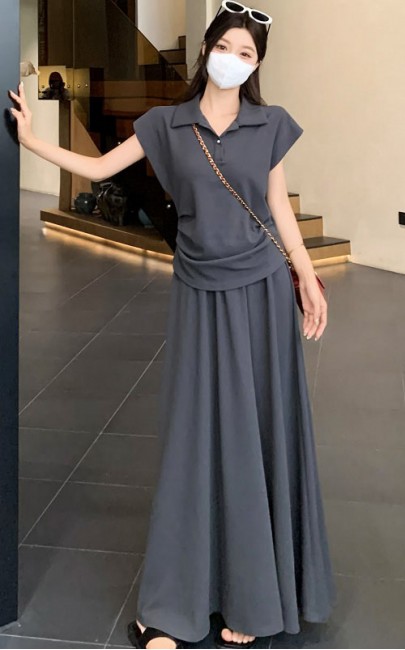 4✮- ONFMY10652 - Midi Dress (Top+Skirt)