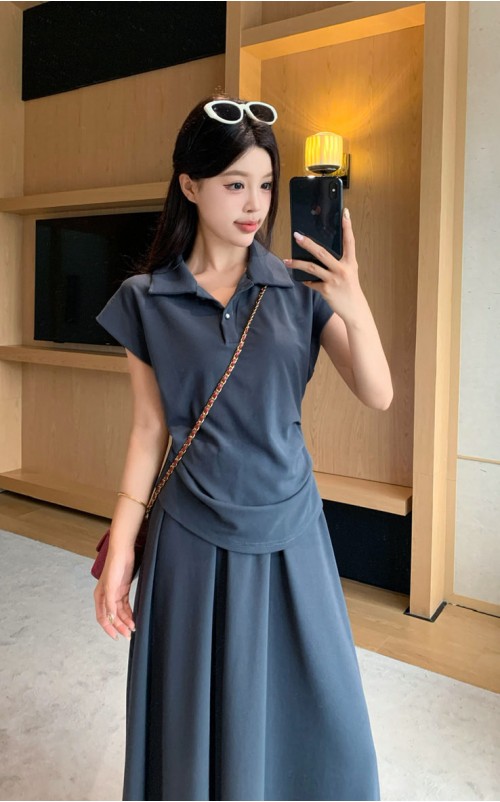4✮- ONFMY10652 - Midi Dress (Top+Skirt) 4✮- ONFMY10652 - Midi Dress (Top+Skirt)