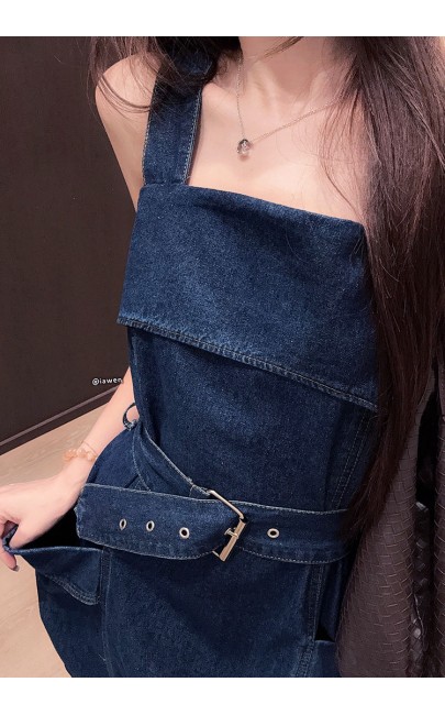 4✮- ONFMY10891 - Denim Pinafore 4✮- ONFMY10891 - Denim Pinafore