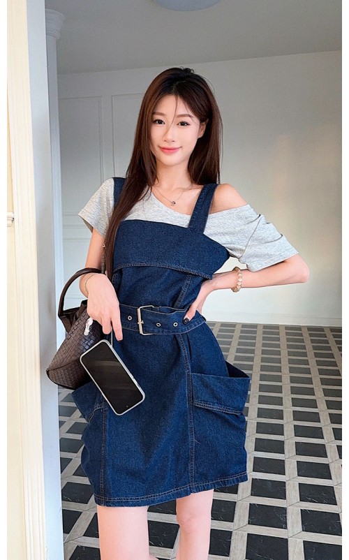 4✮- ONFMY10891 - Denim Pinafore 4✮- ONFMY10891 - Denim Pinafore