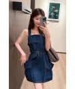 4✮- ONFMY10891 - Denim Pinafore 4✮- ONFMY10891 - Denim Pinafore