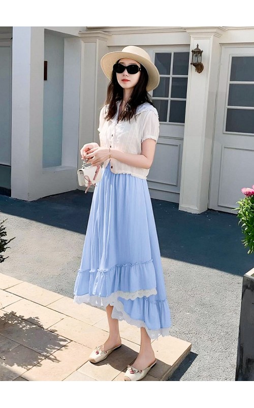 4✮- OOFMY9801 - Midi Skirt (S-2XL) 4✮- OOFMY9801 - Midi Skirt (S-2XL)
