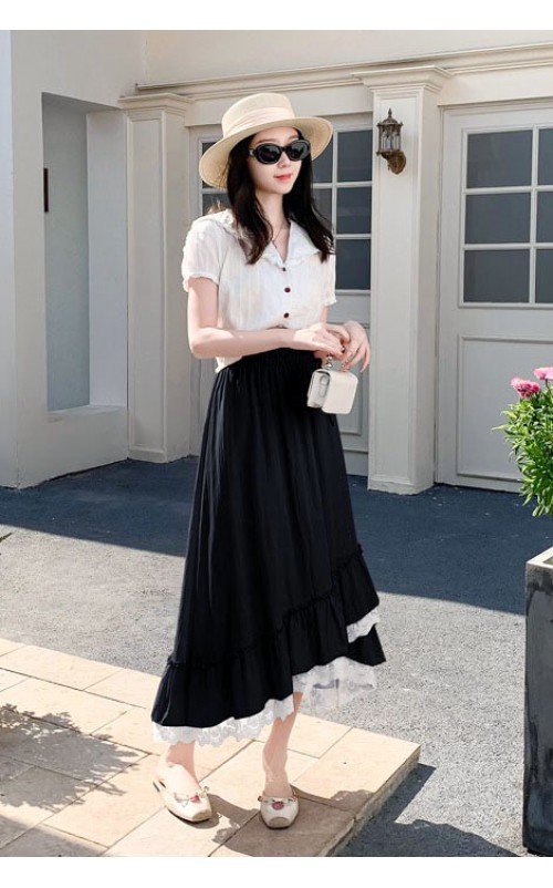 4✮- OOFMY9801 - Midi Skirt (S-2XL) 4✮- OOFMY9801 - Midi Skirt (S-2XL)