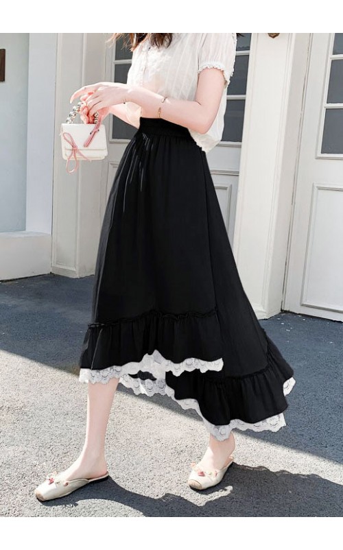 4✮- OOFMY9801 - Midi Skirt (S-2XL) 4✮- OOFMY9801 - Midi Skirt (S-2XL)