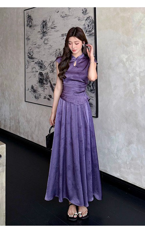 4✮- OPFMY11623 - Midi Dress (Top+Skirt) 4✮- OPFMY11623 - Midi Dress (Top+Skirt)