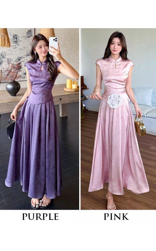 4✮- OPFMY11623 - Midi Dress (Top+Skirt) 4✮- OPFMY11623 - Midi Dress (Top+Skirt)