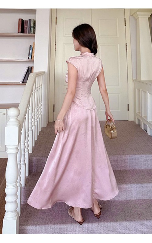 4✮- OPFMY11623 - Midi Dress (Top+Skirt) 4✮- OPFMY11623 - Midi Dress (Top+Skirt)