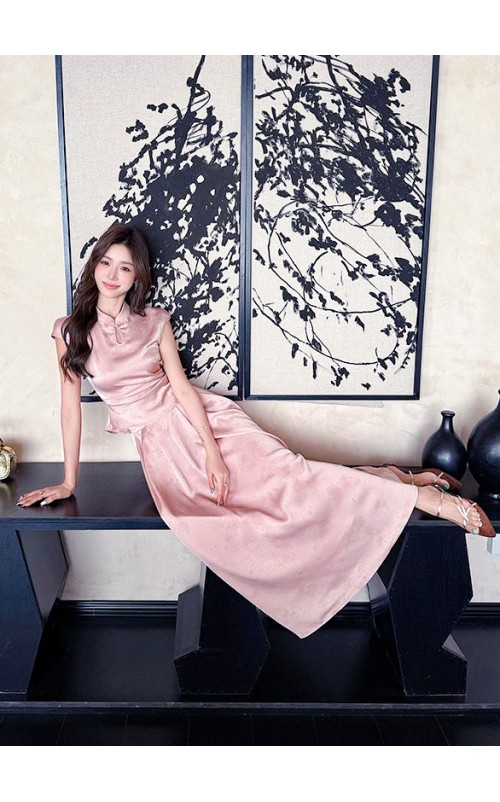 4✮- OPFMY11623 - Midi Dress (Top+Skirt) 4✮- OPFMY11623 - Midi Dress (Top+Skirt)