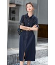 4✮- OPFMY11905 - Denim Midi Dress