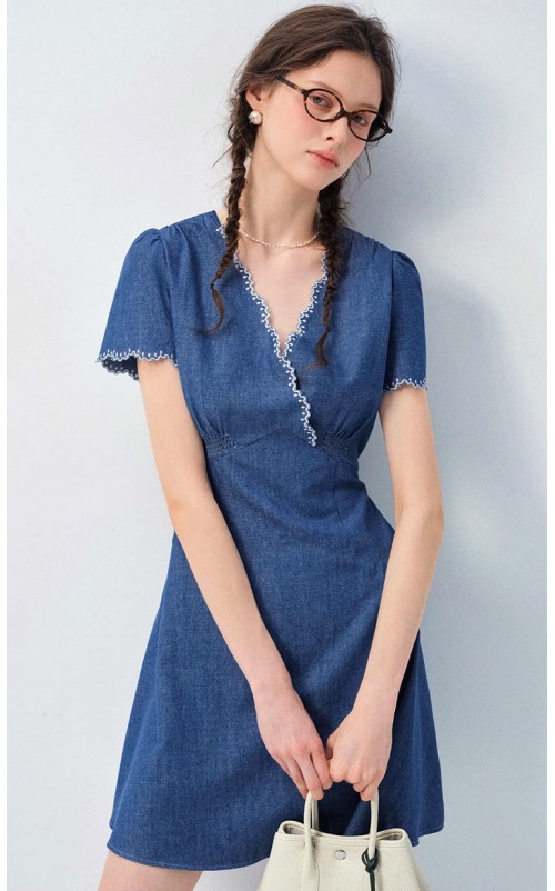 4✮- OPFMY12128 - Denim Dress 4✮- OPFMY12128 - Denim Dress