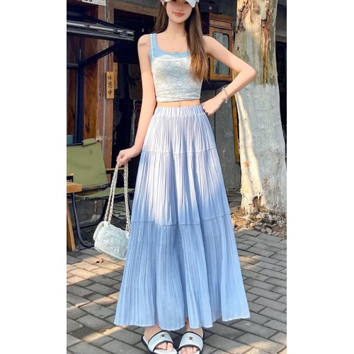 4✮- OPFMY8881 - Midi Skirt (M-5XL)
