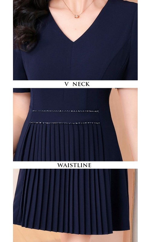 4✮- OQFMY13033 - Knee Dress