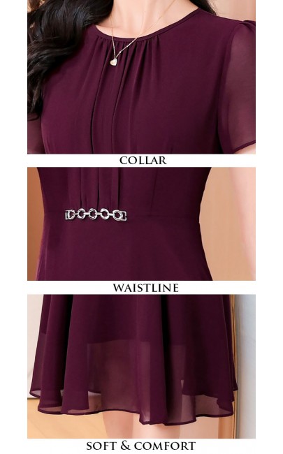 4✮- OQFMY13036 - Knee Dress 4✮- OQFMY13036 - Knee Dress