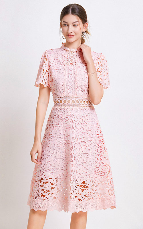 4✮- OQFMY13037 - Knee Dress (Small Cut)