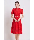 4✮- OQFMY13037 - Knee Dress (Small Cut)