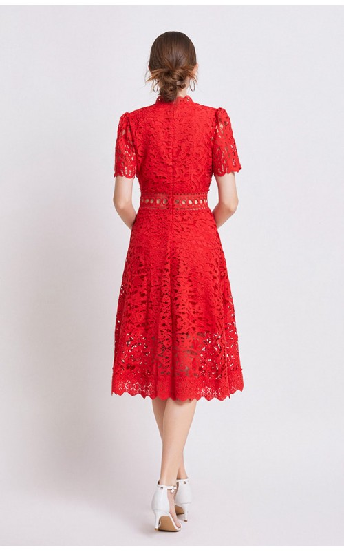 4✮- OQFMY13037 - Knee Dress (Small Cut)